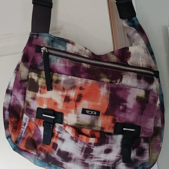 watercolor Tumi crossbody bag - Picture 3 of 6